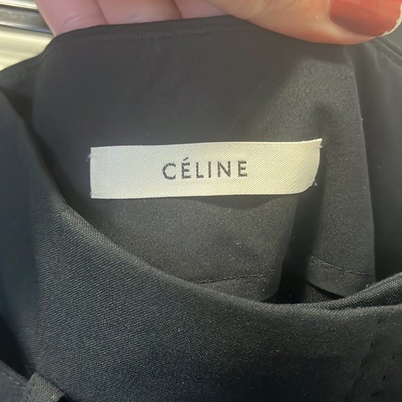 Celine high waisted trousers with belt - Picture 2 of 6